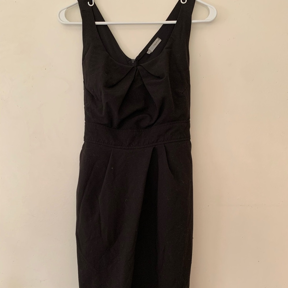 Maurice’s black dress with pockets